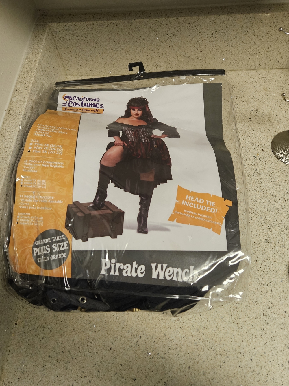 California Costumes Pirate Wench Costume - Black & Burgundy
